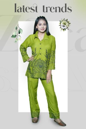 Neon Thread Work Co-ord Set