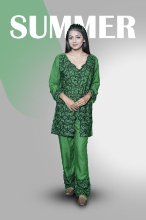 Green hand Work Co-ord Set