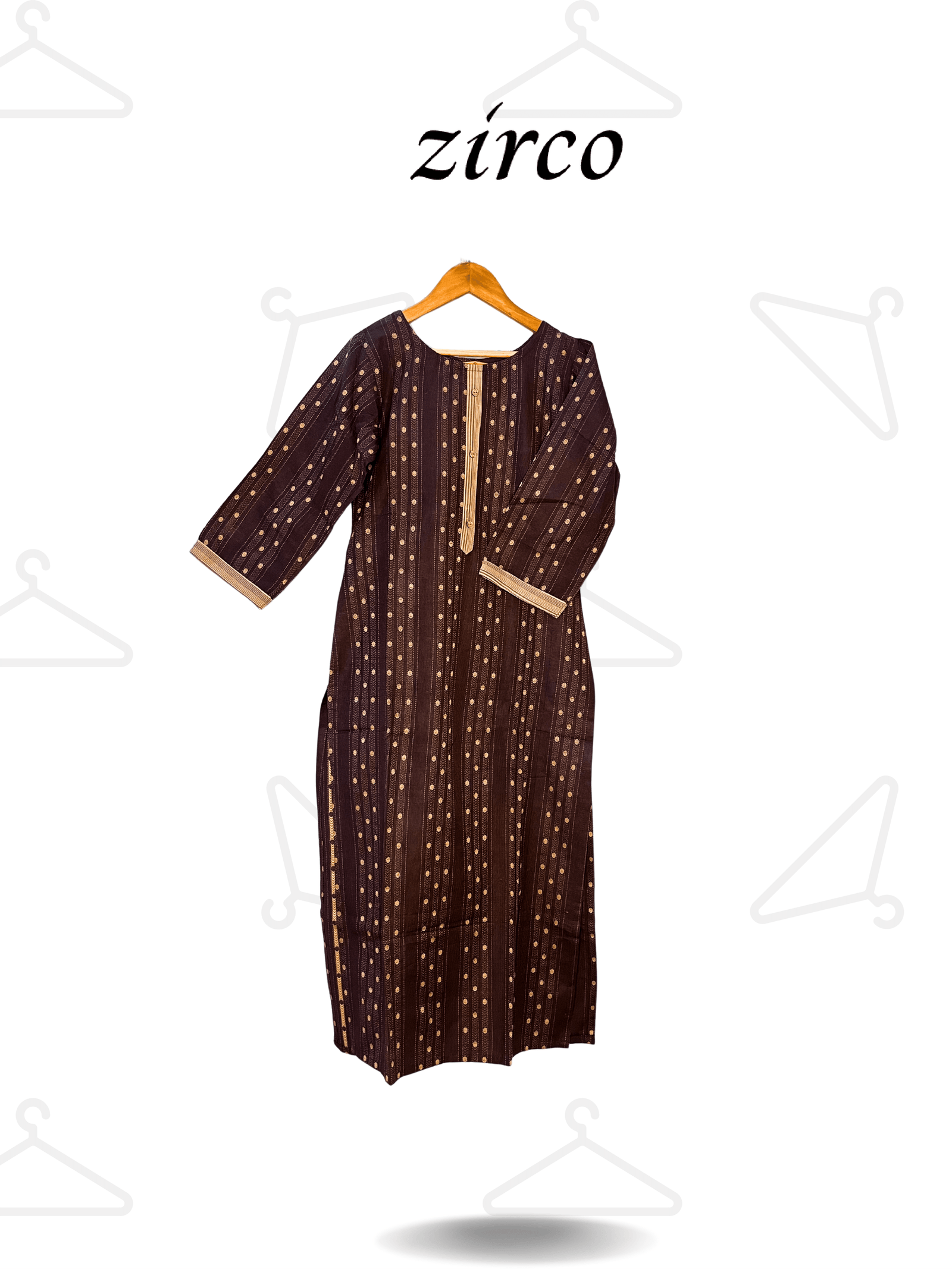 BROWN KURTI