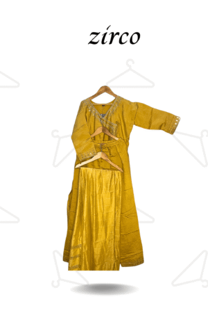 Mustard Kurta Set
