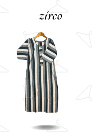 Blue-White Printed Kurti