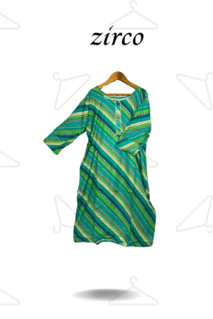 Green Printed Kurti